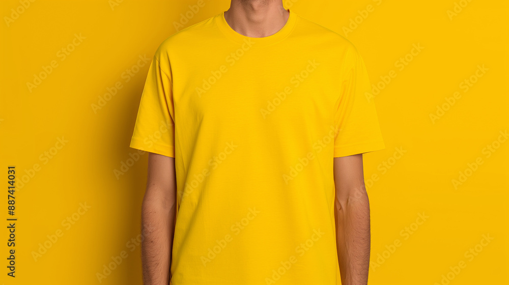 yellow t shirt with yellow background, t-shirt mockup, yellow background, yellow t-shirt, fashion, apparel, design, clothing, template, flat lay, monochromatic, stylish, trendy, mockup, presentation yellow t shirt with yellow background, t-shirt mockup, yellow background, yellow t-shirt, fashion, apparel, design, clothing, template, flat lay, monochromatic, stylish, trendy, mockup, presentation