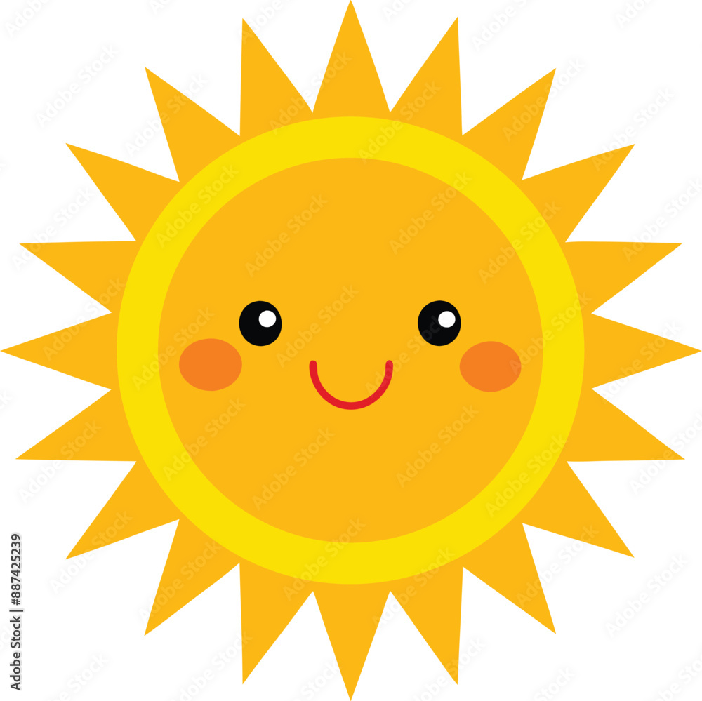 Happy sun on white background. Cute suns. Sunshine emoji, cute smiling faces. Summer sunlight emoticons and morning sunny weather. Isolated funny smileys vector icons. Happy sun on white background. Cute suns. Sunshine emoji, cute smiling faces. Summer sunlight emoticons and morning sunny weather. Isolated funny smileys vector icons.