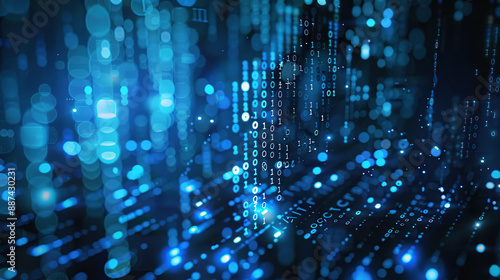 Wallpaper Mural An abstract binary symbol Torontodigital.ca