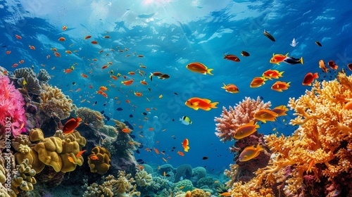 Explain how coral reefs support marine biodiversity. © peerawat