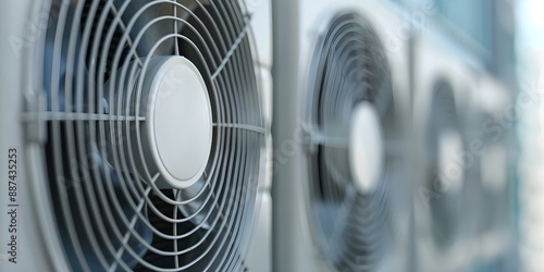 Dualfunctioning HVAC unit for cooling and heating with reversible capabilities. Concept HVAC Unit, Cooling System, Heating System, Reversible Technology