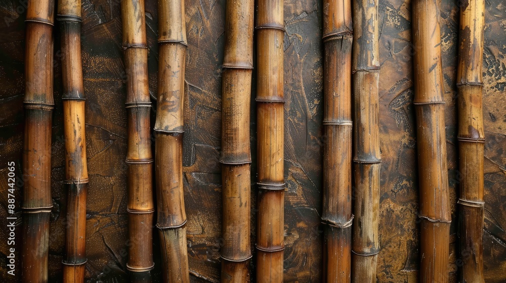Close-up of bamboo poles can be used to represent bamboo material Close-up of bamboo poles can be used to represent bamboo material