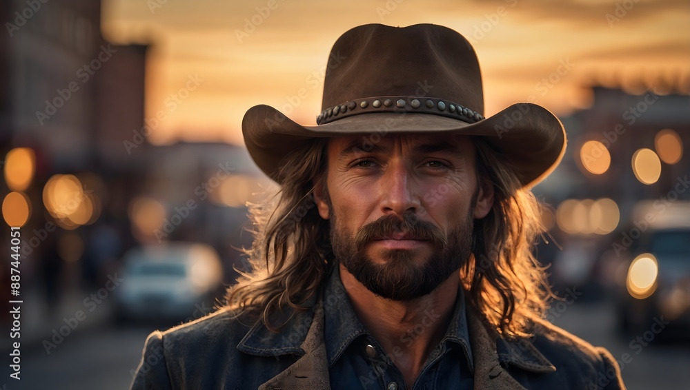 a portrait of a cowboy in the wild west a portrait of a cowboy in the wild west