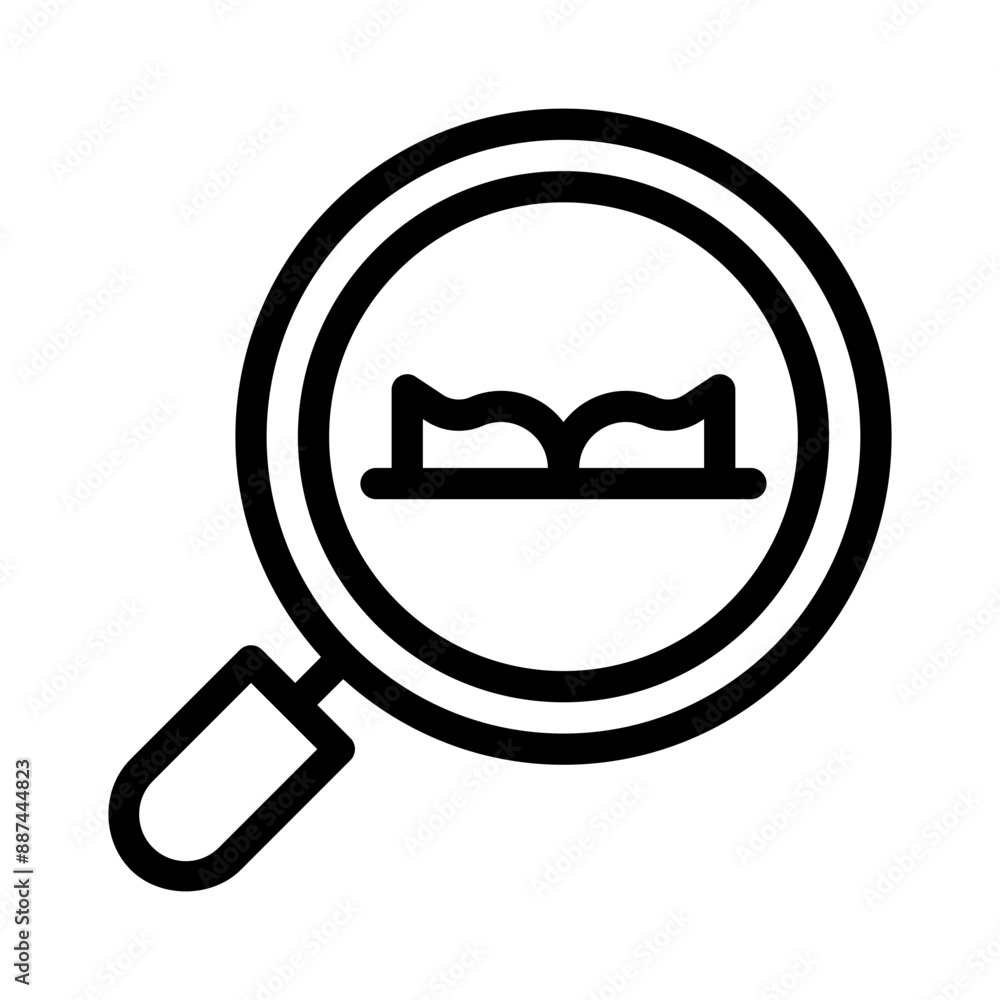 magnifying glass line icon magnifying glass line icon