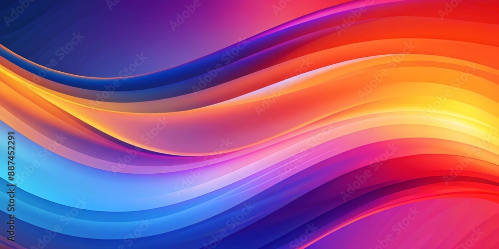 3D Smooth Waveforms: An Abstract Background in Motion 3D Smooth Waveforms: An Abstract Background in Motion