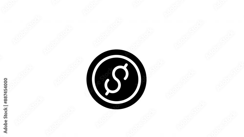 Cost Reduction Icon. Dollar Down Icon animation
Cost Reduction Icon. Dollar Down Icon animation
