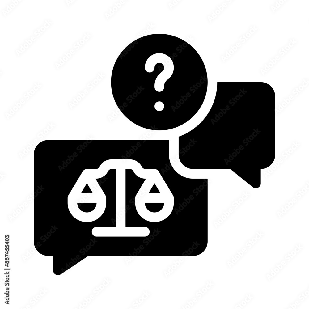 legal advice glyph icon legal advice glyph icon