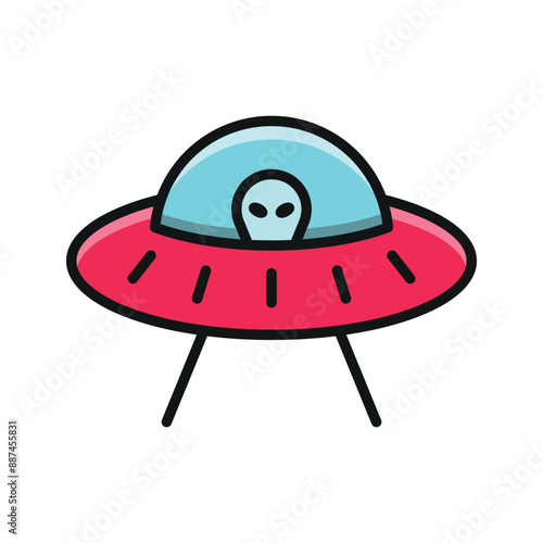 Ufo icon vector design templates simple and modern