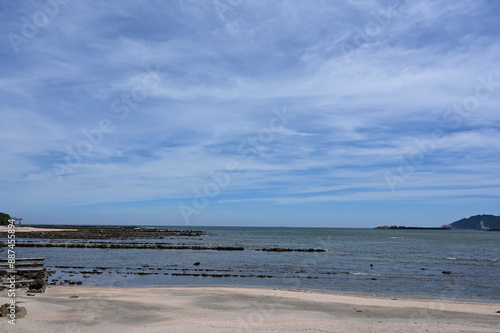 夏の青島の風景