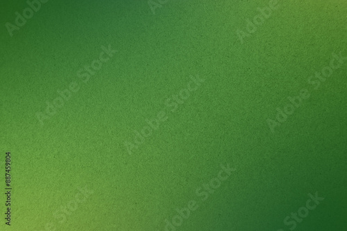 Solid craft paint green tone color paint on environmental friendly cardboard box blank paper texture background with space minimal style photo