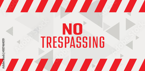 no trespassing
