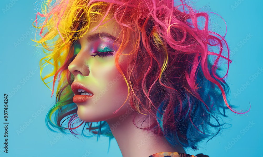 graphic advertising images focusing on beauty and hair graphic advertising images focusing on beauty and hair