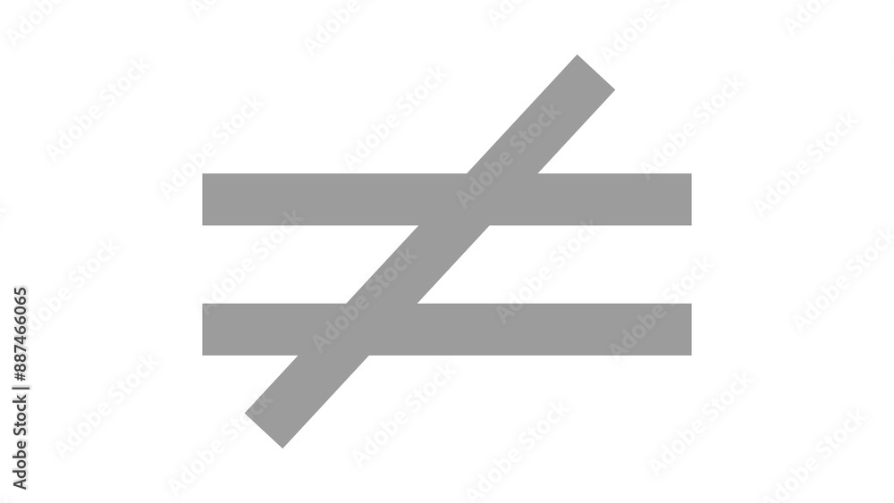 no equal icon no equal icon