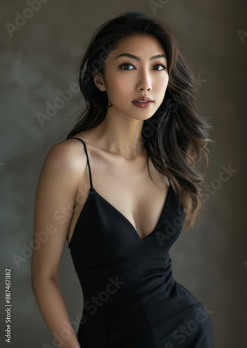 Beautiful Asian fashion model © Sergei