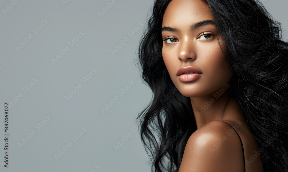 graphic advertising images focusing on beauty and hair graphic advertising images focusing on beauty and hair