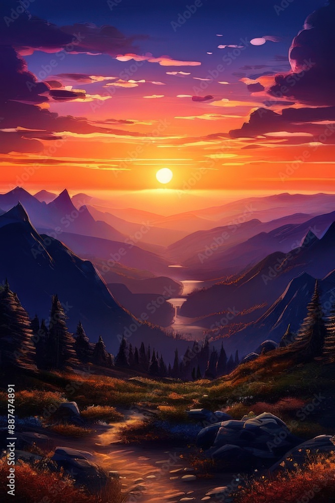 the AI Image Generator, Twilight gradient background. the AI Image Generator, Twilight gradient background.