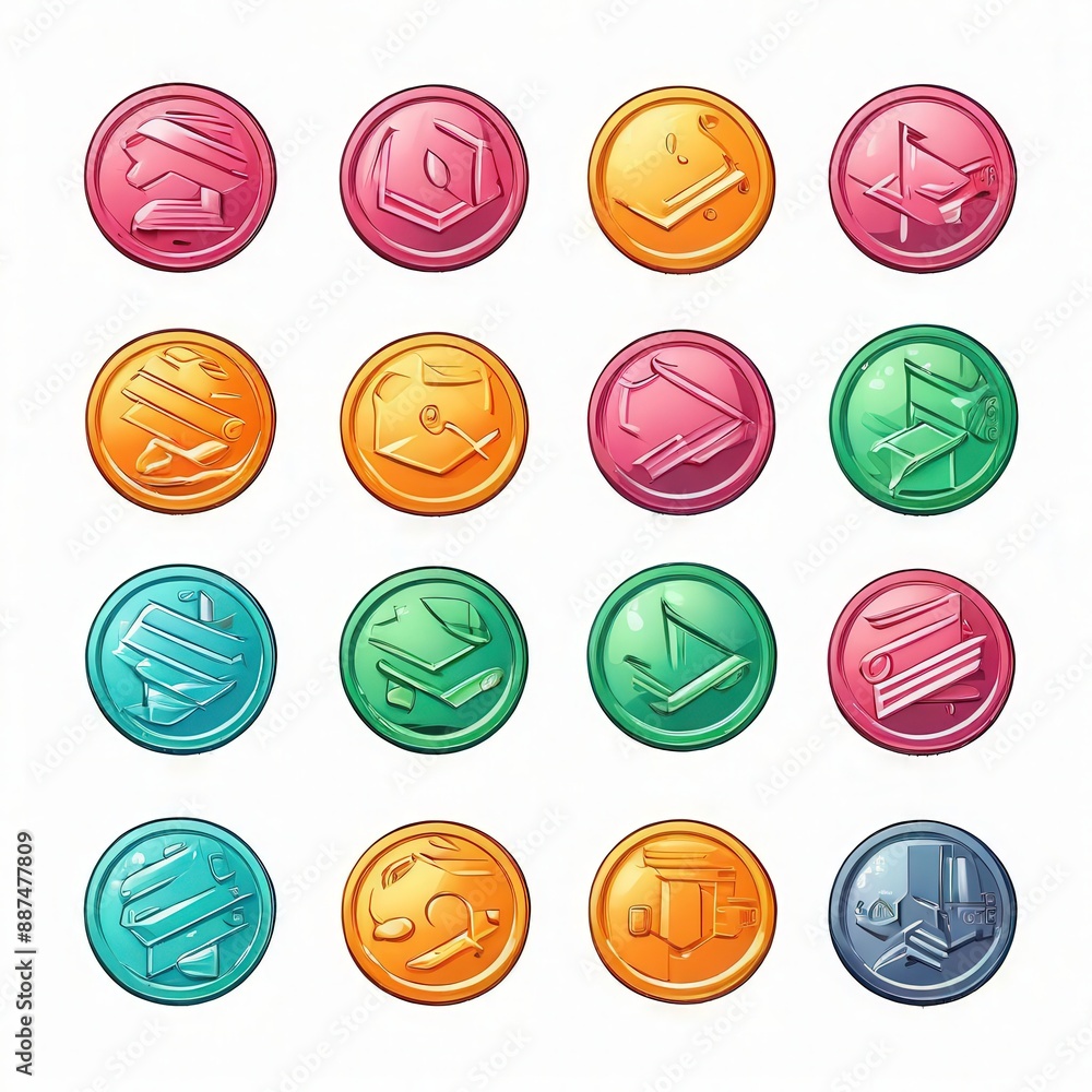 the ai generated image, Ecstasy pills on white background the ai generated image, Ecstasy pills on white background