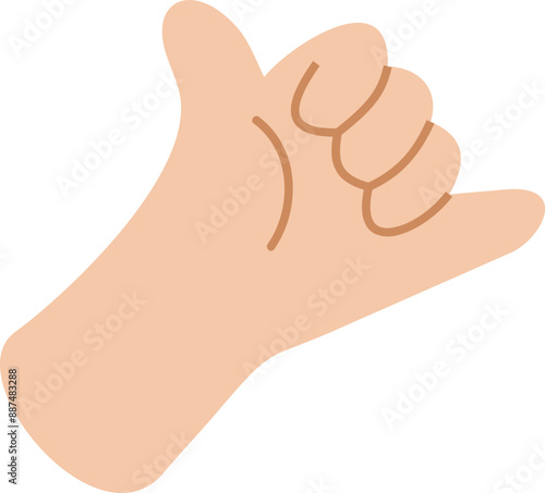 Cartoon Hand Gesture