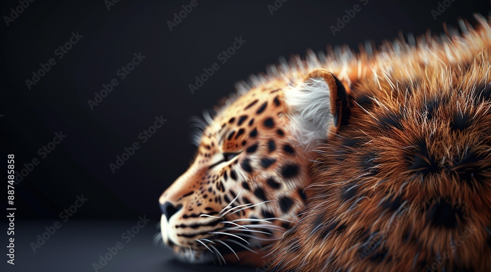 close up portrait of a leopard close up portrait of a leopard