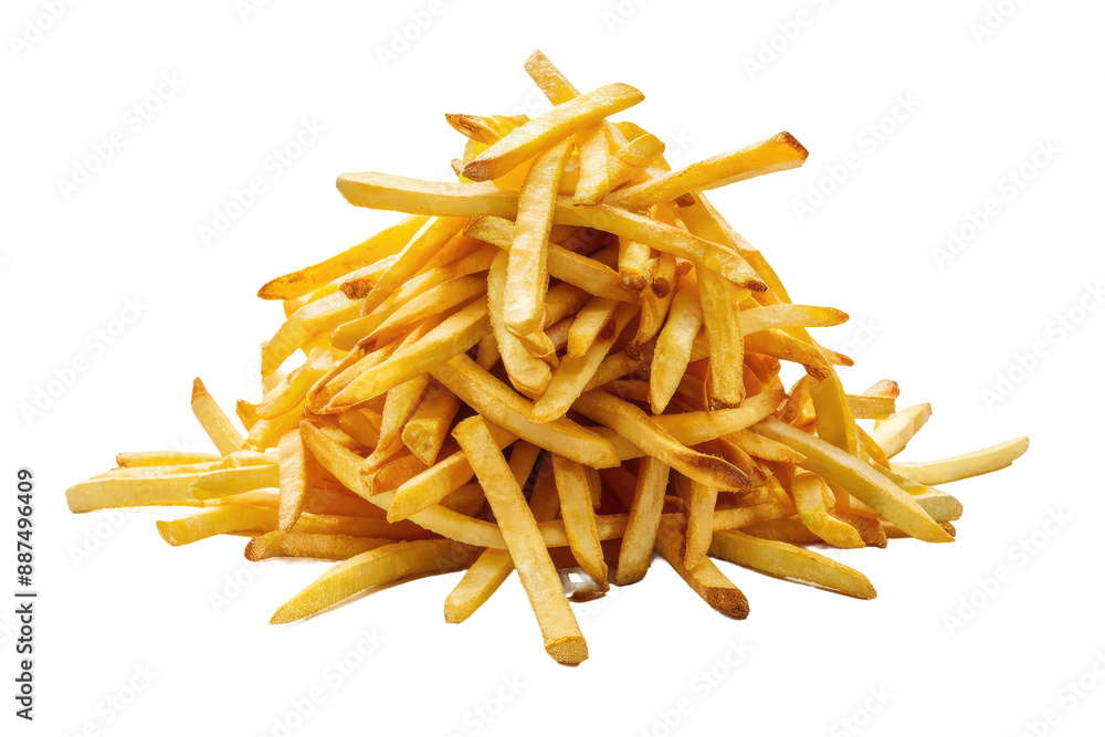 Isolated PNG French Fries, GENERATIVE AI Isolated PNG French Fries, GENERATIVE AI