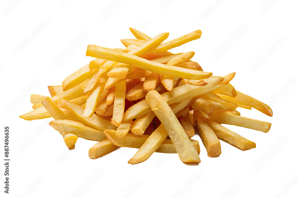 Isolated PNG French Fries, GENERATIVE AI Isolated PNG French Fries, GENERATIVE AI