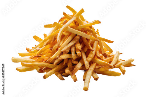 Isolated PNG French Fries, GENERATIVE AI