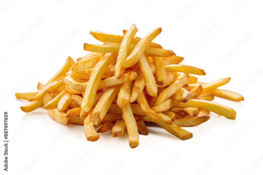 Isolated PNG French Fries, GENERATIVE AI Isolated PNG French Fries, GENERATIVE AI