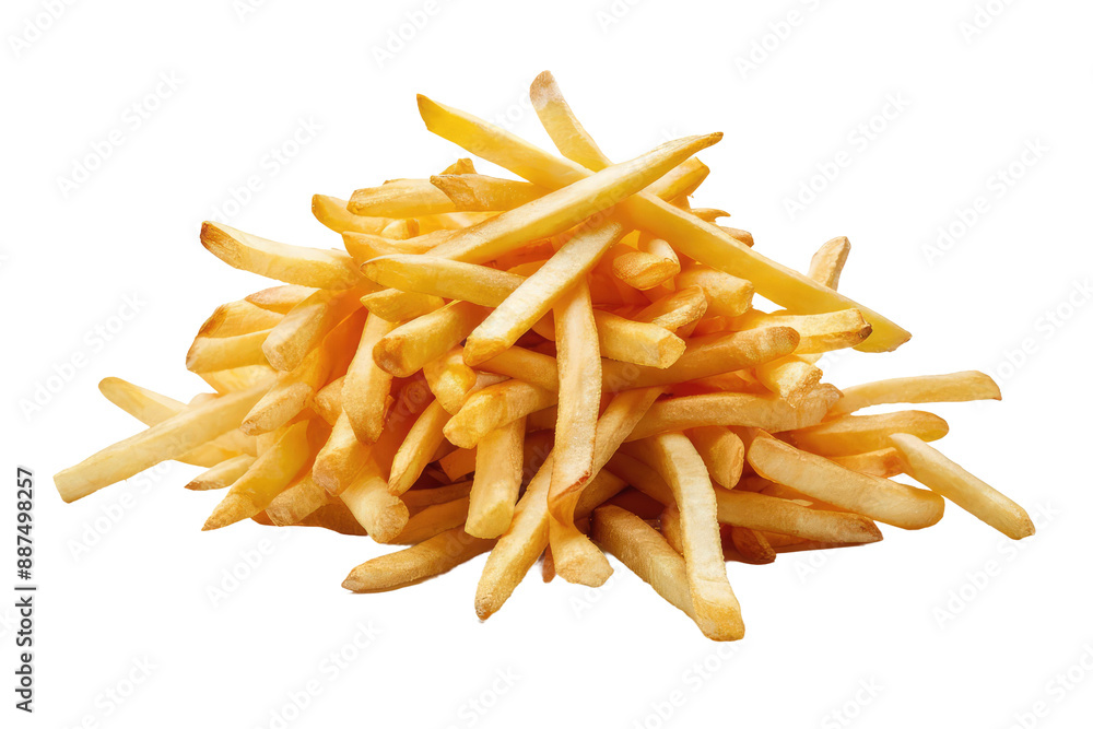 Isolated PNG French Fries, GENERATIVE AI Isolated PNG French Fries, GENERATIVE AI