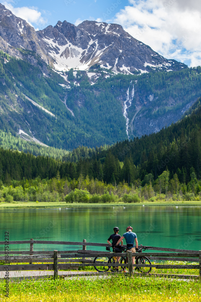 Peaceful Summer Mornings at Jägersee Lake, Austria Peaceful Summer Mornings at Jägersee Lake, Austria