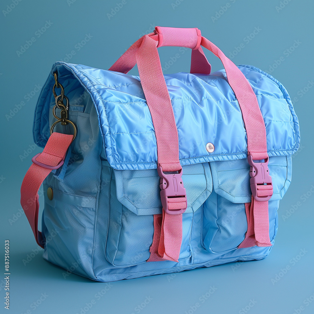 The Limited Edition Diaper Bag for Parents- Pastel Blue