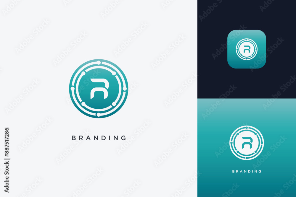 R Letter Trademark Brand Logo R Letter Trademark Brand Logo