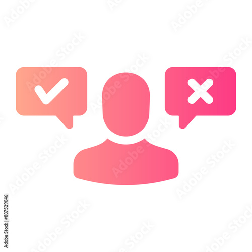 opinion Gradient icon