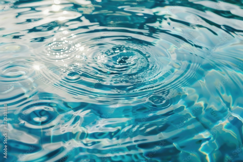A close-up shot of a water surface with ripples A close-up shot of a water surface with ripples
