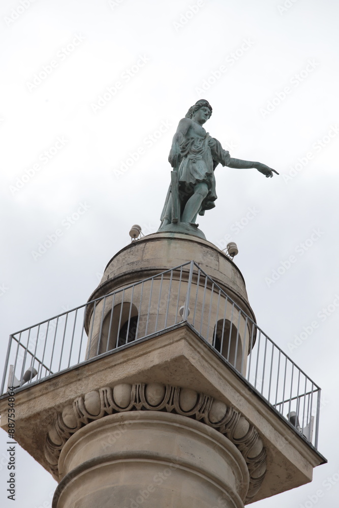 Fototapeta premium Bordeaux, les quais, les Quinconces