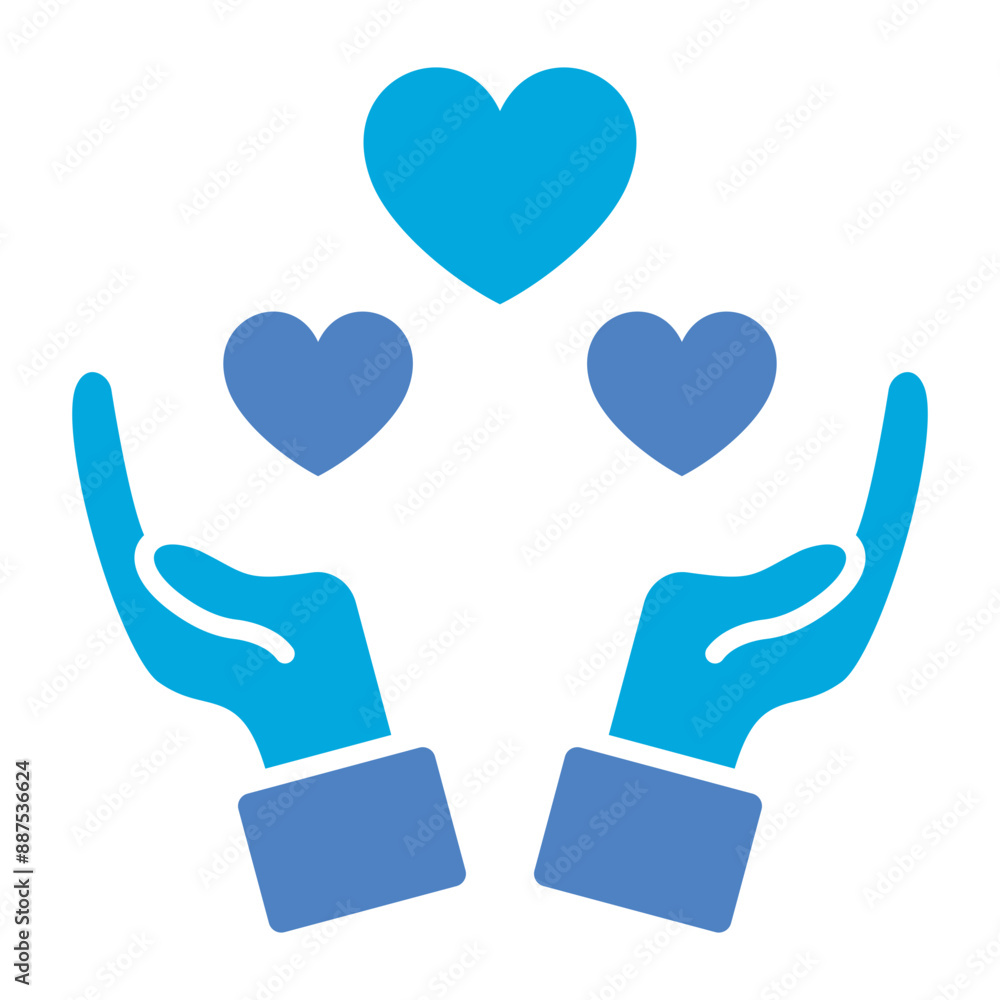 Obraz premium Give Love Icon