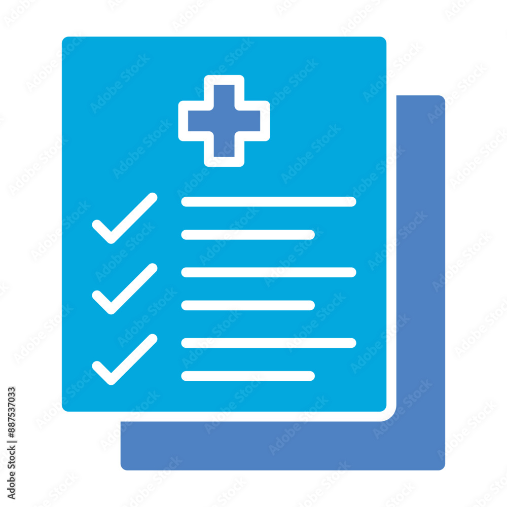 Fototapeta premium Report Icon