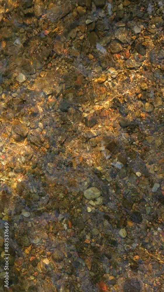 Clean Water Flow of Mountain River Rocky Bottom High Quality 4K Slow Motion Close Up Vertical Format, Beautiful Nature Travel Meditation Concept, Thailand. Clean Water Flow of Mountain River Rocky Bottom High Quality 4K Slow Motion Close Up Vertical Format, Beautiful Nature Travel Meditation Concept, Thailand.