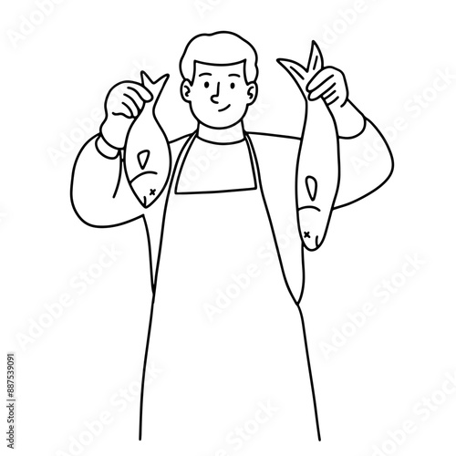 Fish seller, fishmonger