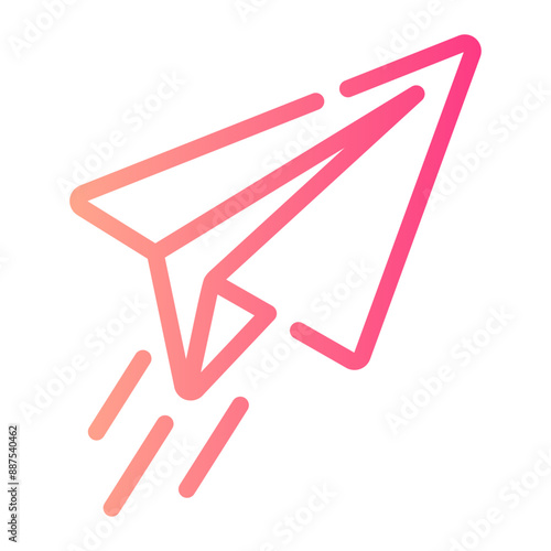 send Line Gradient Icon