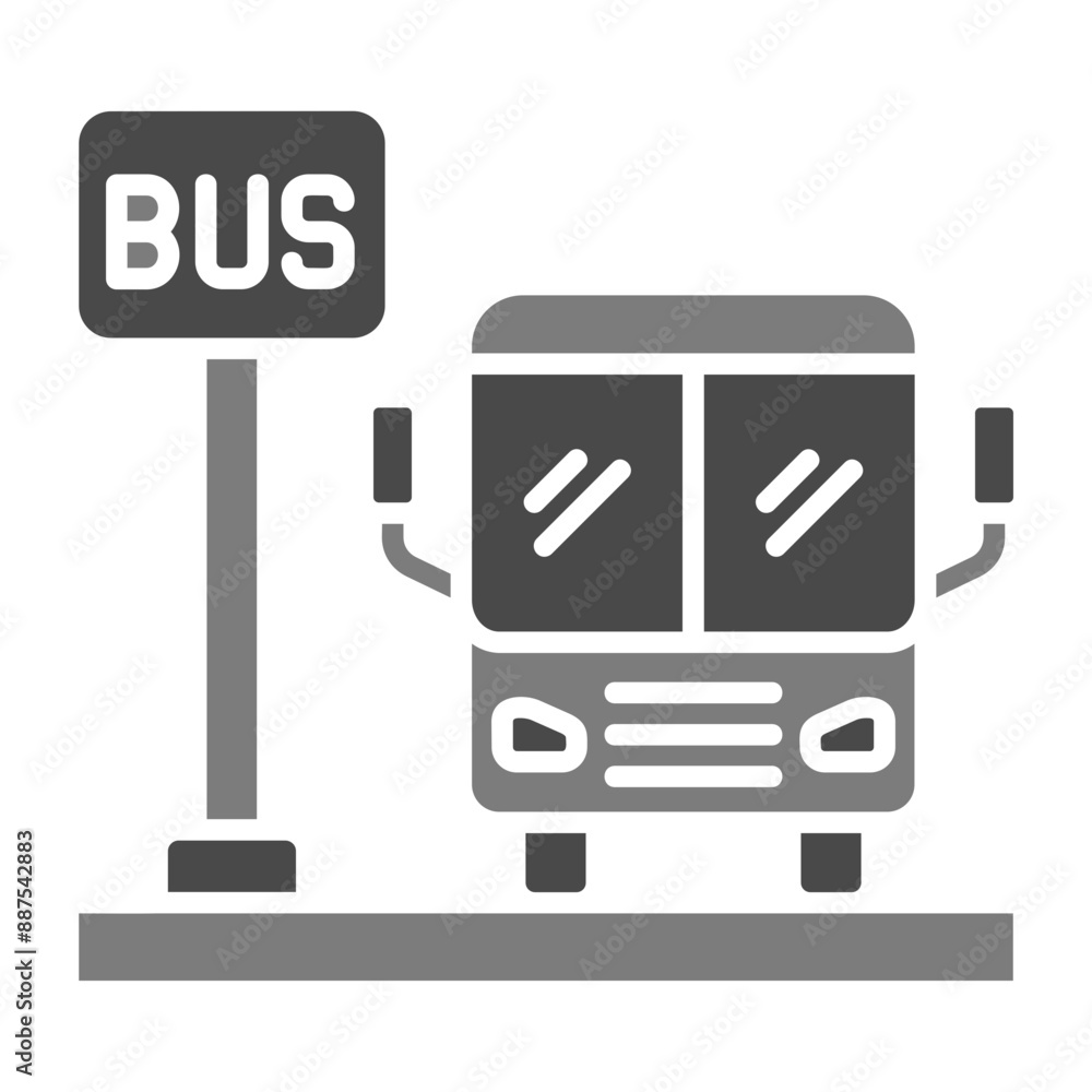 Bus Stop Icon Bus Stop Icon