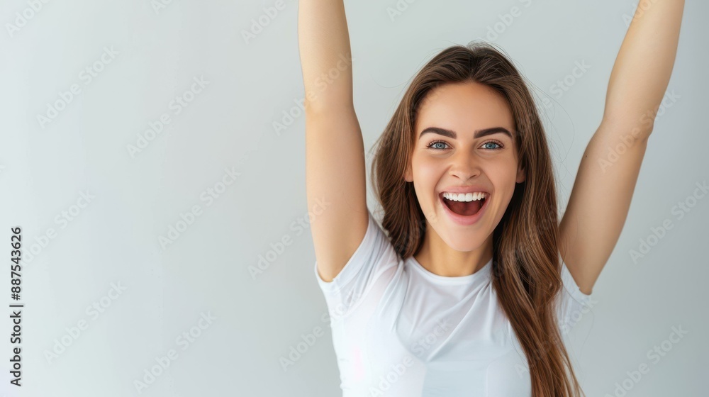 Energetic woman exercises with weights on an exercise bike indoors, vibrant and sporty fitness routine. Energetic woman exercises with weights on an exercise bike indoors, vibrant and sporty fitness routine.