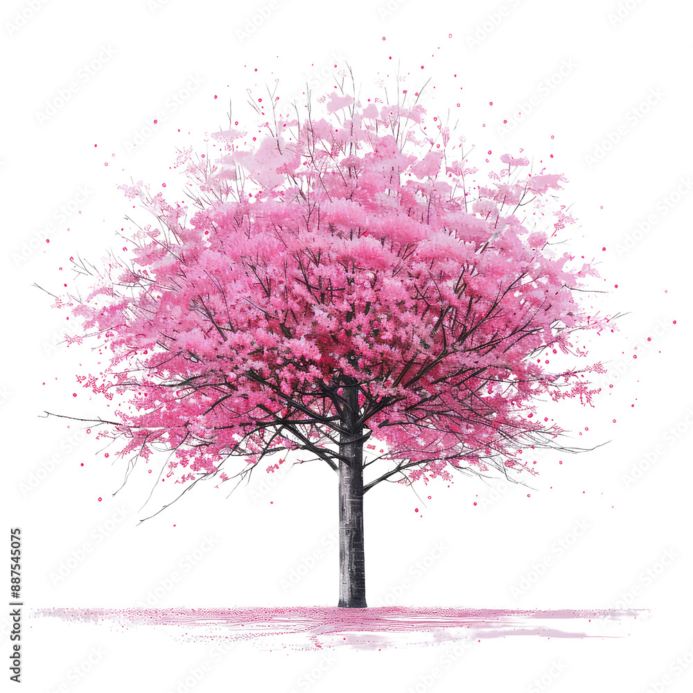 Obraz premium Plant And Tree, Generative AI