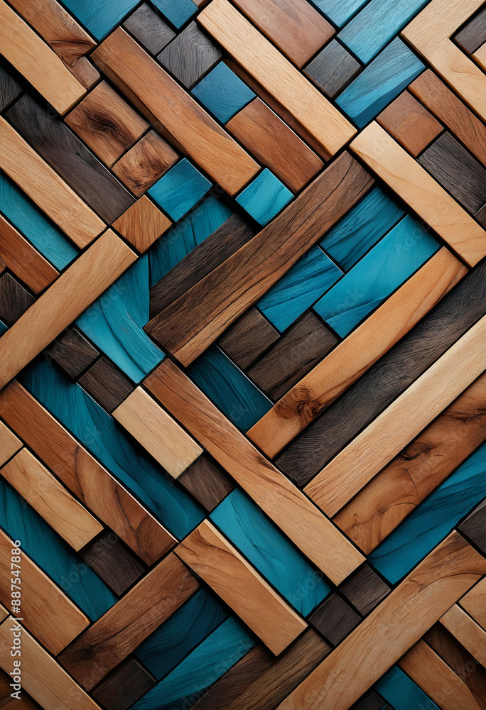 modern mosaic wooden tiles background modern mosaic wooden tiles background