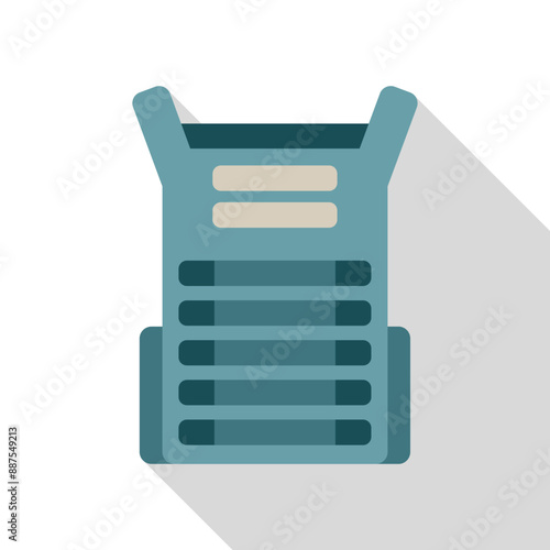 Bulletproof vest protecting from gunshots, ensuring safety and security