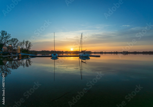 Segelboote am Mandichosee photo