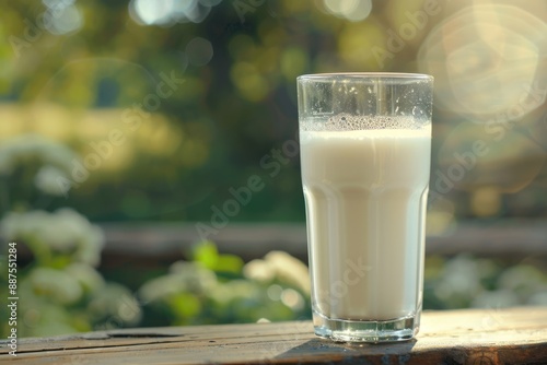 World Milk Day celebration with glass of milk on desk.