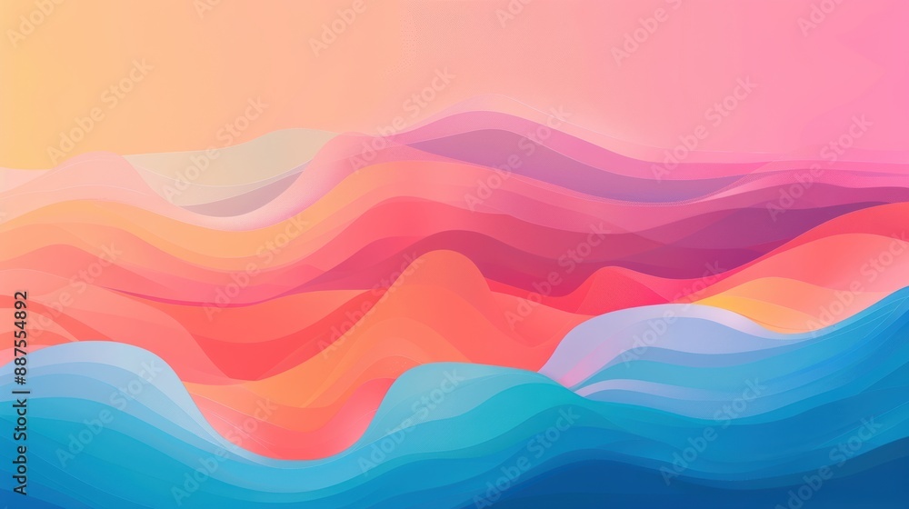 A gradient backgrounds, smooth transitions, vibrant and soft color palettes A gradient backgrounds, smooth transitions, vibrant and soft color palettes
