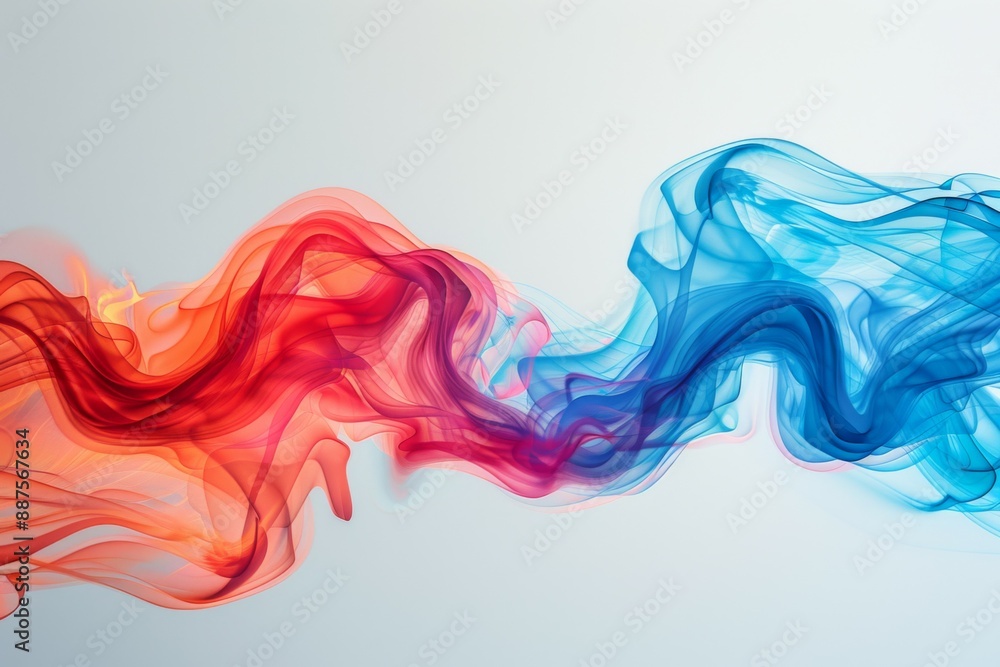 Colorful Abstract Smoke Art Colorful Abstract Smoke Art