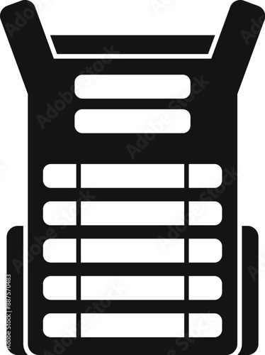 Bulletproof vest protecting vital organs from gunfire, ensuring safety and security