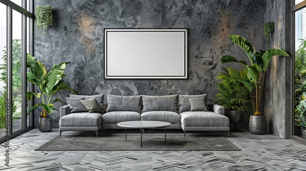 Blank Canvas In Interior Side View, Versatile And Clean, High Quality Background Blank Canvas In Interior Side View, Versatile And Clean, High Quality Background